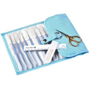 Set de Ganchillos de Acero Tulip Etimo Lavender Premium Gold