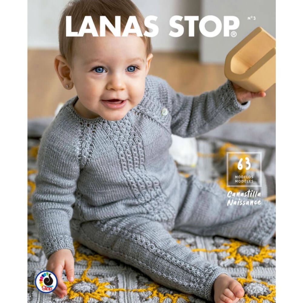 Revista Canastilla 3: modelos Bebé de Lanas Stop 3 – Q' Manualidades